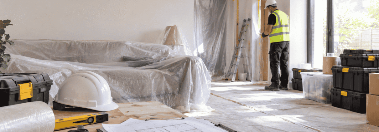 Home construction work preparation in Hounslow, West London