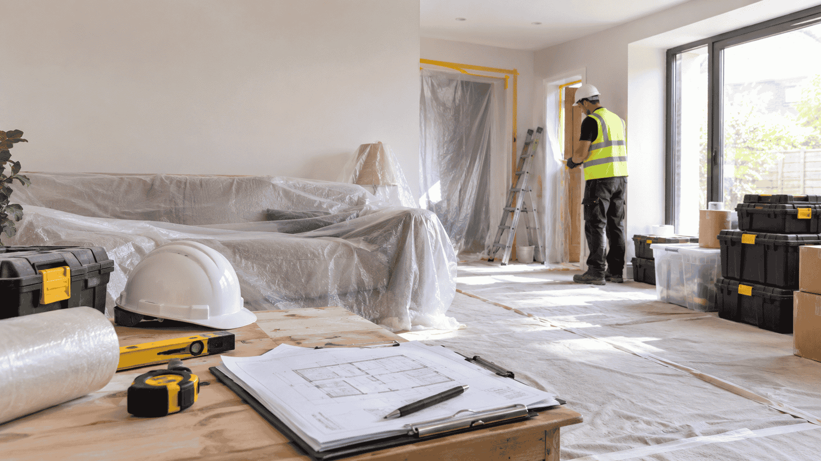 Home construction work preparation in Hounslow, West London