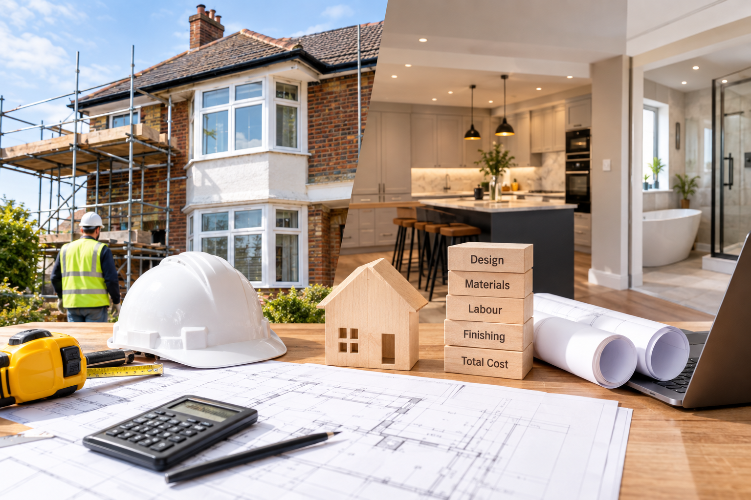 House renovation cost per square metre UK